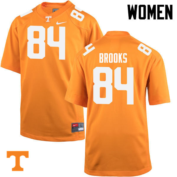 Women #84 Devante Brooks Tennessee Volunteers College Football Jerseys-Orange - Click Image to Close